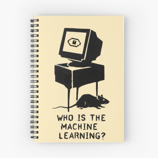 Item preview, BANKSY - WHO IS THE MACHINE LEARNING? designed and sold by 123ks.