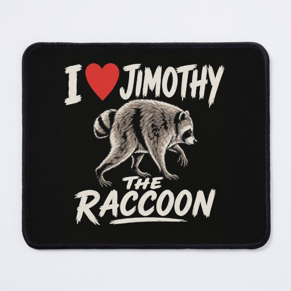 Item preview, I Love Jimothy The Raccoon - Funny Trash Panda Heart Meme designed and sold by haitrieuic96.