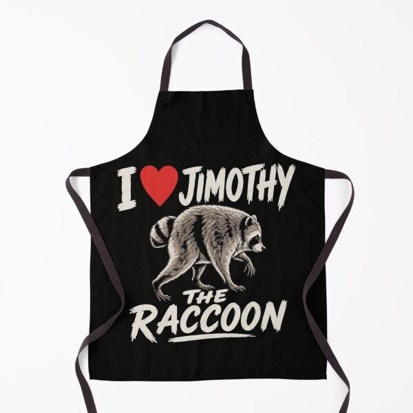Item preview, I Love Jimothy The Raccoon - Funny Trash Panda Heart Meme designed and sold by haitrieuic96.