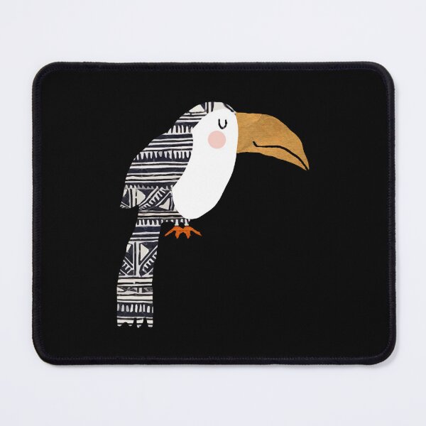 Item preview, Cute Toucan Collage Tropical Bird Pattern Graphic designed and sold by VinylBloom.