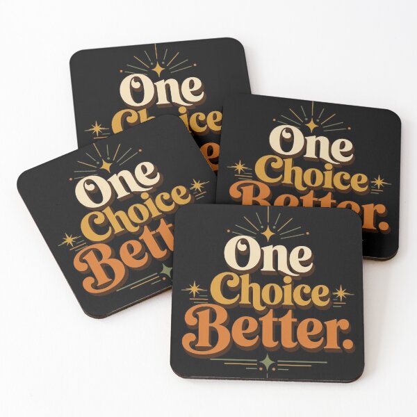 Item preview, One Choice Better. | Retro Growth Mindset Typography Design designed and sold by Irene Catchmind.