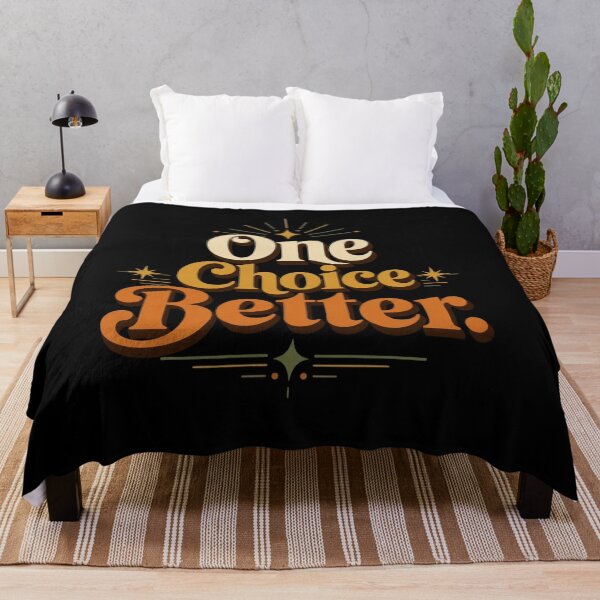 Item preview, One Choice Better. | Retro Growth Mindset Typography Design designed and sold by Irene Catchmind.