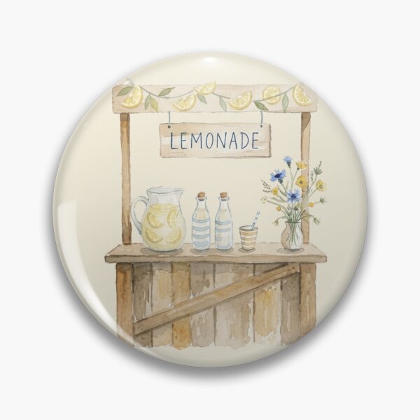 Item preview, Limited Edition "End of Summer" Watercolor Lemonade Stand designed and sold by GrabaHuk.