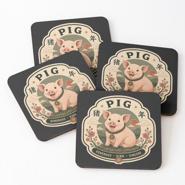Item preview, Chinese Zodiac, Pig  designed and sold by PamLeeDesign.