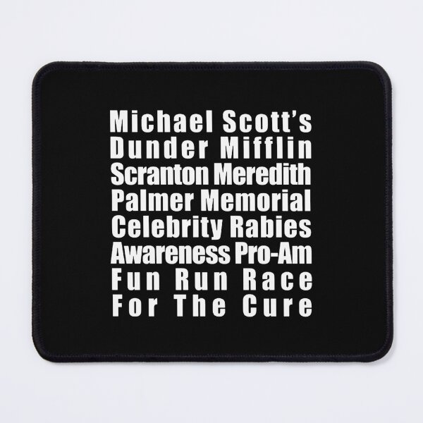 Item preview, Michael Scott's Rabies Fun Run designed and sold by dianerison.