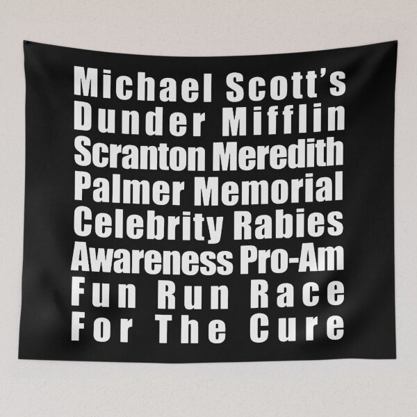 Item preview, Michael Scott's Rabies Fun Run designed and sold by dianerison.