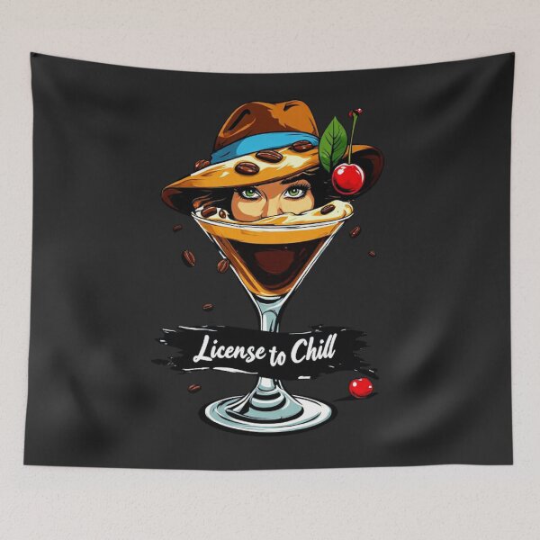 Item preview, License to Chill - Secret Agent Espresso Martini_03 designed and sold by Shift-Bloom.