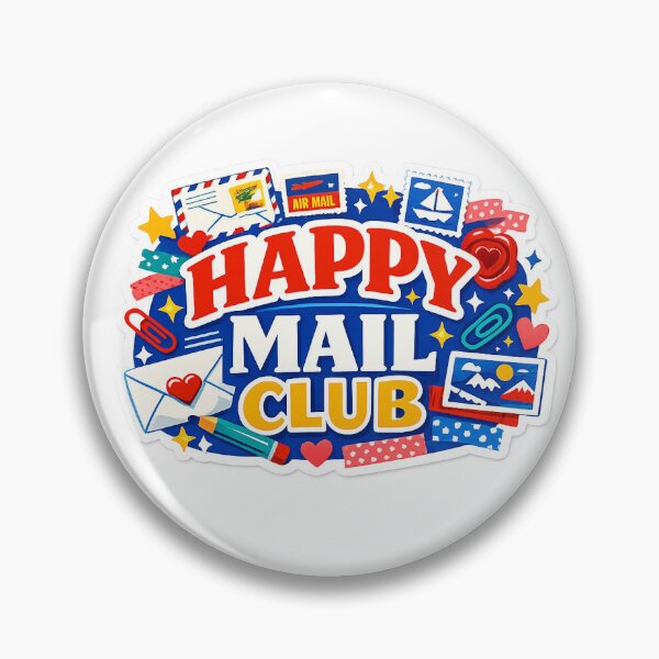 Item preview, Happy Mail Club Retro Collage designed and sold by MohamedAbozaid1.