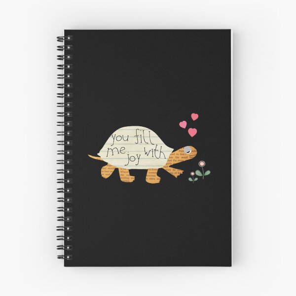 Item preview, You Fill Me With Joy Turtle Cute Floral Reptile Design designed and sold by VinylBloom.