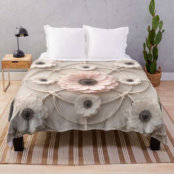 Item preview, Intricate Lace Floral Mesh Pattern designed and sold by IntelliMindDesigns.