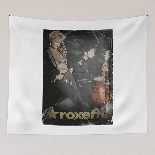 Item preview, roxette live performance vintage concert poster designed and sold by estrellamagica.