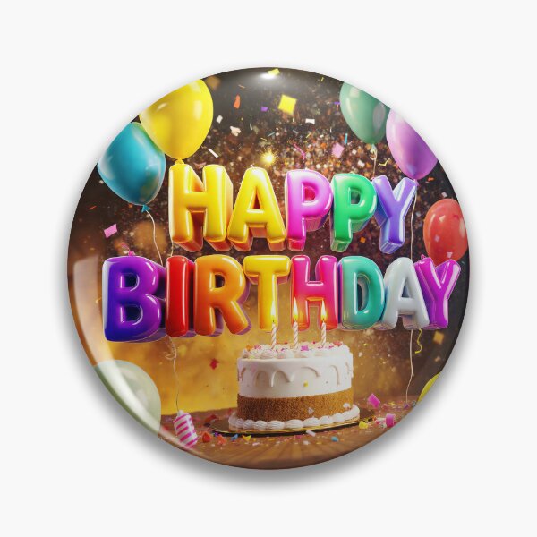 Item preview, Happy Birthday  designed and sold by AwesomeDigiShop.