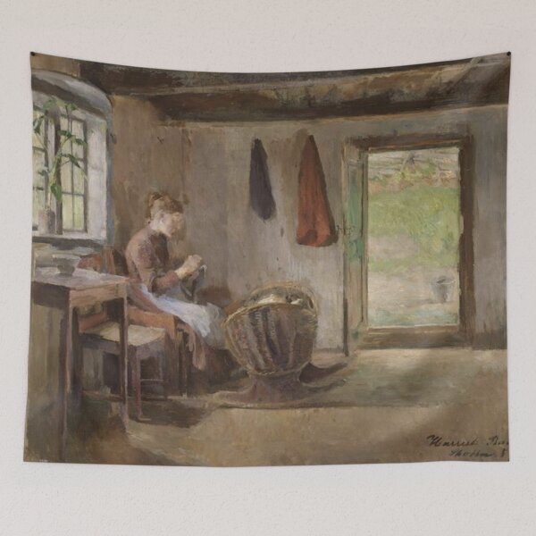 Item preview, Interior de la granja, Skotta en Bærum designed and sold by SharonTheFirst.