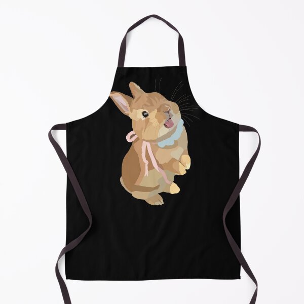 Item preview, Cute Beige Bunny with Pastel Ribbon designed and sold by Just-Arts-4U.