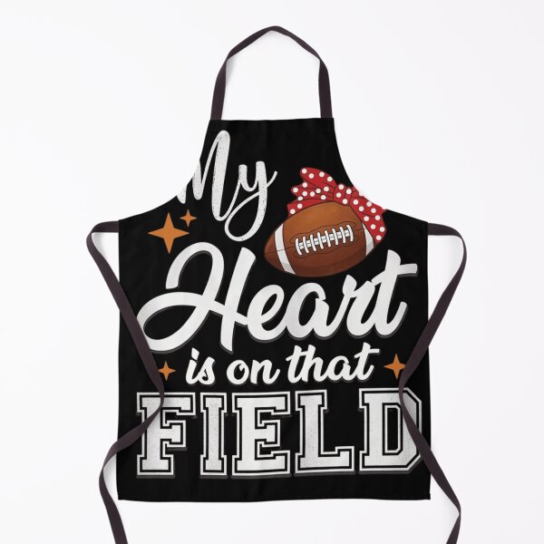 Item preview, My Heart Is On That Field Football Mom - Cute Coquette Bow designed and sold by haitrieuic96.