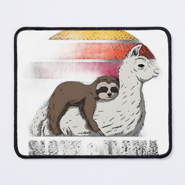 Item preview, Cute Animal Sloth And Llama designed and sold by BinsAliza.