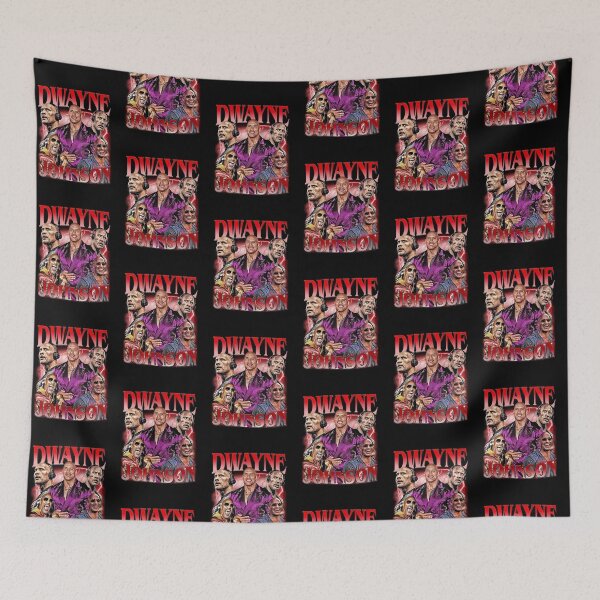 Item preview, Dwayne The Rock Johnson Bootleg Vintage 90s Wrestling Collage designed and sold by Sedwalhissan.