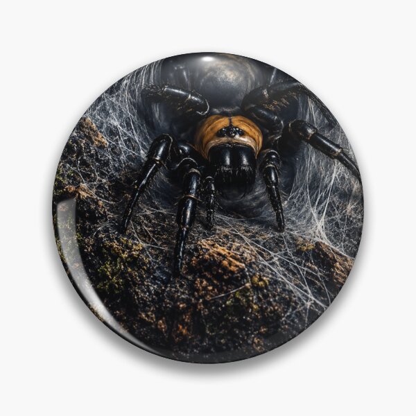 Item preview, New Zealand Black Tunnel Web Spider | Gothic Cinematic Wildlife Art | Dark Nature Wall Art | Arachnid designed and sold by NocturnalNook.