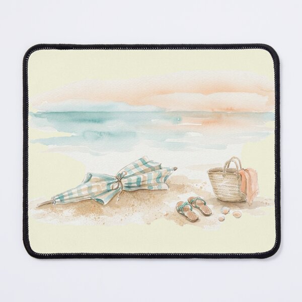 Item preview, Limited Edition: The Last Beach Day Watercolor Series designed and sold by GrabaHuk.