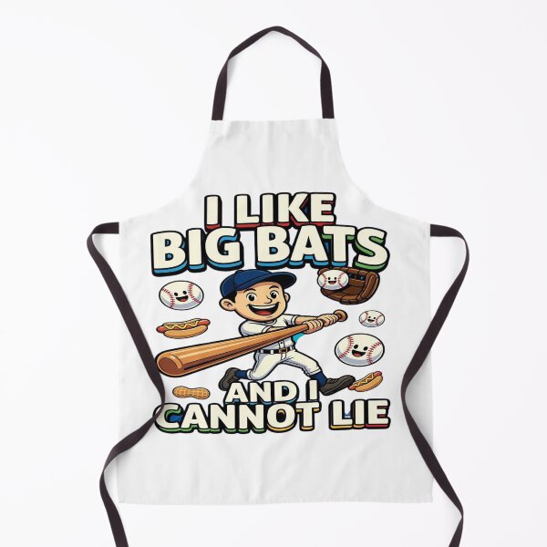 Item preview, I Like Big Bats And I Cannot Lie Funny Baseball T-Shirt | Cute Baseball Player Graphic Tee | Baseball Lover Gift | Kawaii Sports Design designed and sold by Sushikidsntod.