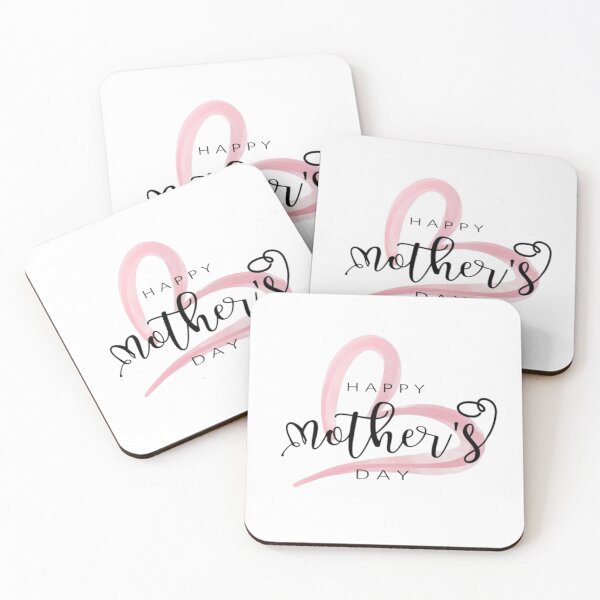 Item preview, Happy Mother's Day Heart Typography Design designed and sold by RajDeals.