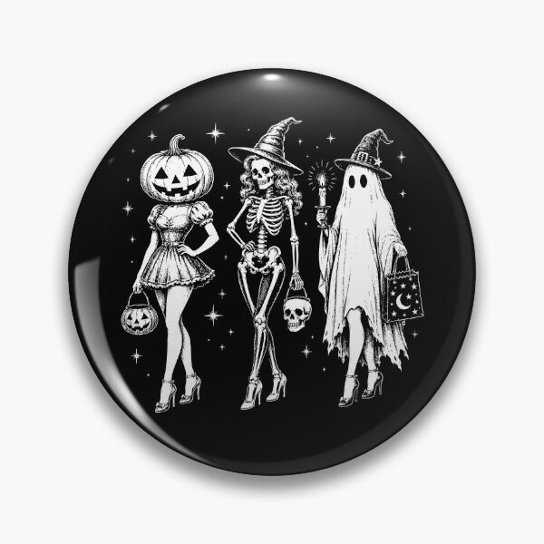 Item preview, Retro Skeleton Ghost Pumpkin designed and sold by yobochart.