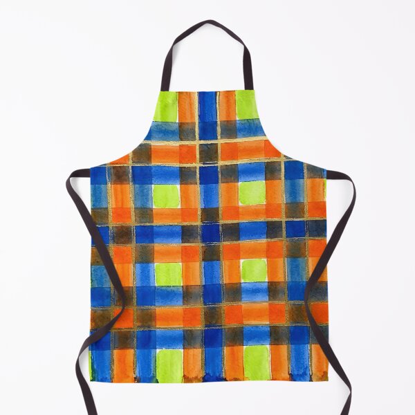 Item preview, Blue Orange Plaid Pattern designed and sold by GraphicsClub.