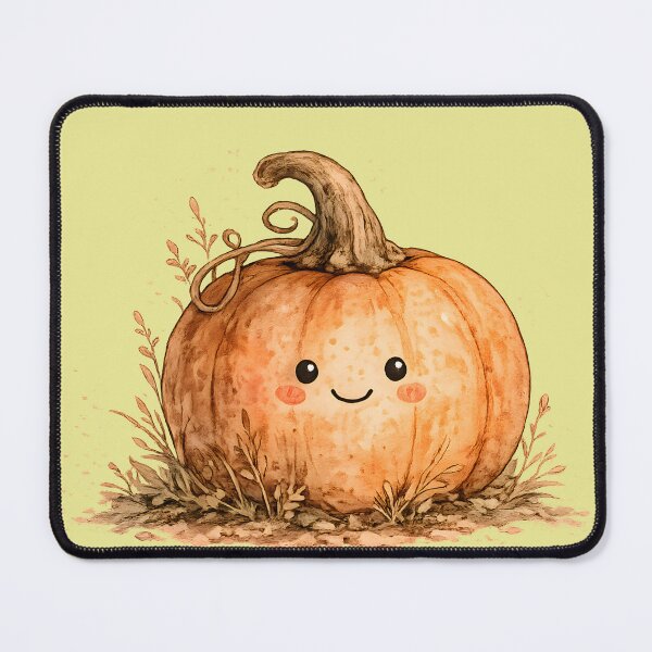 Item preview, Cute Kawaii Pumpkin Watercolor Autumn Sticker | Cozy Fall Design designed and sold by KAM-KAM-STORE.