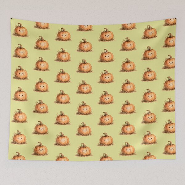 Item preview, Cute Kawaii Pumpkin Watercolor Autumn Sticker | Cozy Fall Design designed and sold by KAM-KAM-STORE.