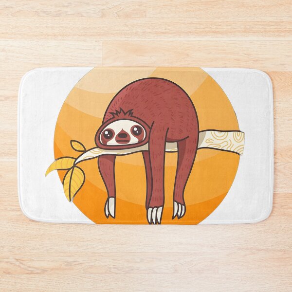 Item preview, Lazy Sloth Cute Animal Illustration  designed and sold by BinsAliza.