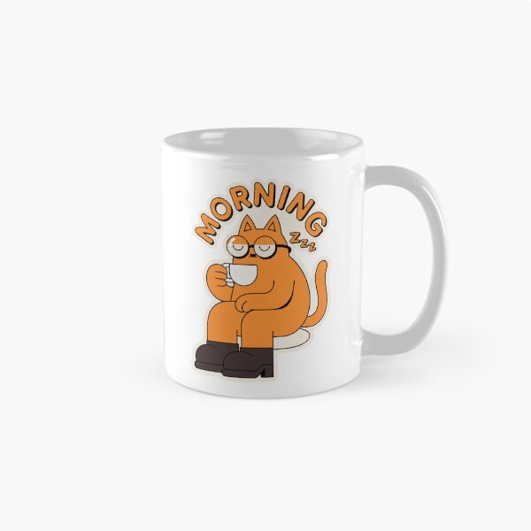 Item preview, A cat in a relaxing morning scene. designed and sold by Tafa_Design.