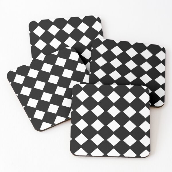 Item preview, Black and White Geometric Diamond Pattern | Modern Seamless Checker Design designed and sold by HopeAndHustle.