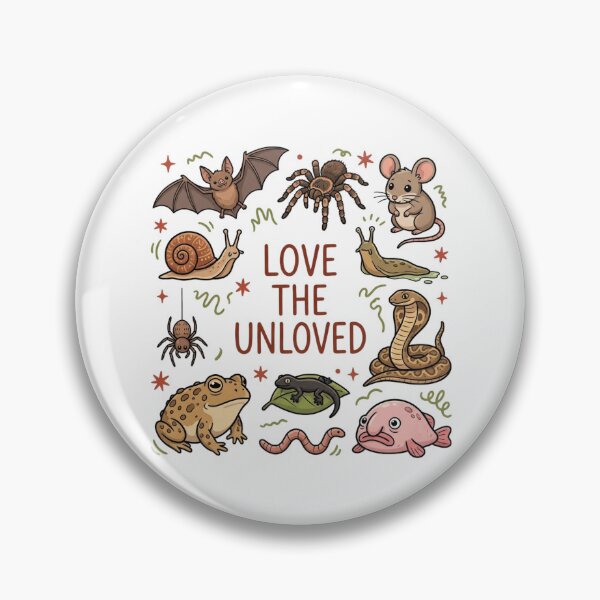 Item preview, Love The Unloved Cute Misunderstood Animals Quote Aesthetic designed and sold by raedattia.