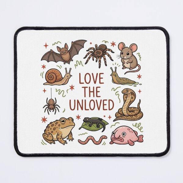 Item preview, Love The Unloved Cute Misunderstood Animals Quote Aesthetic designed and sold by raedattia.