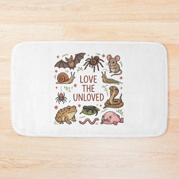 Item preview, Love The Unloved Cute Misunderstood Animals Quote Aesthetic designed and sold by raedattia.