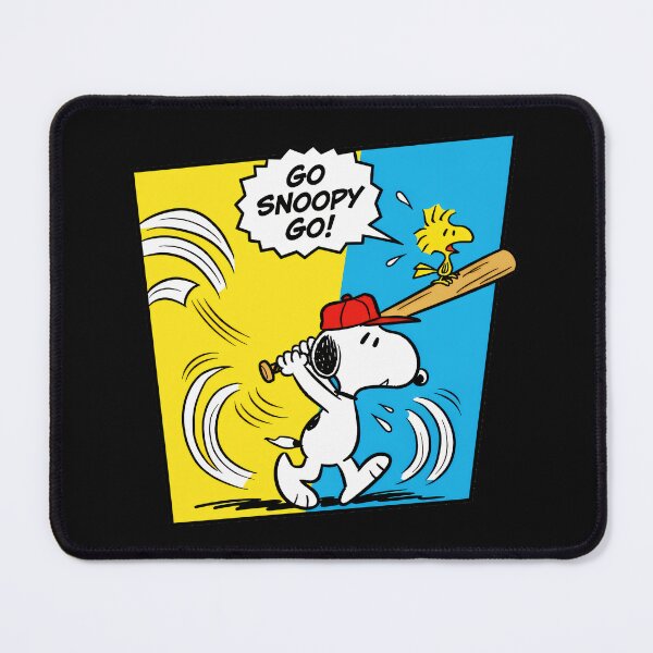 Item preview, Go Snoopy Go Peanuts Baseball Batter Fan designed and sold by NovaNeal.
