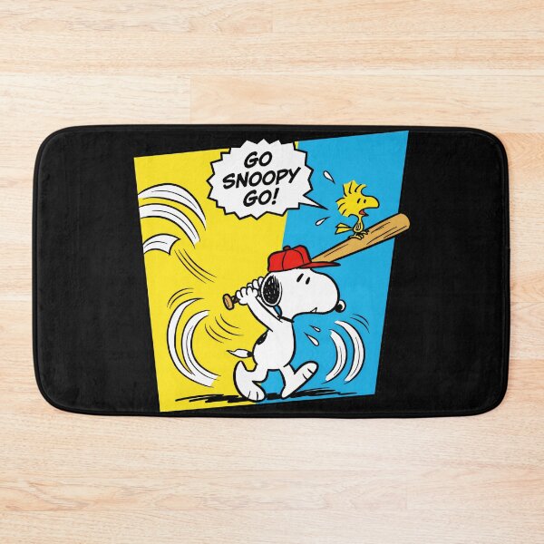 Item preview, Go Snoopy Go Peanuts Baseball Batter Fan designed and sold by NovaNeal.