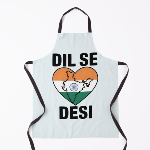 Item preview, Dil Se Desi – Proud Desi Heart Quote Design designed and sold by Swati Art Shop.