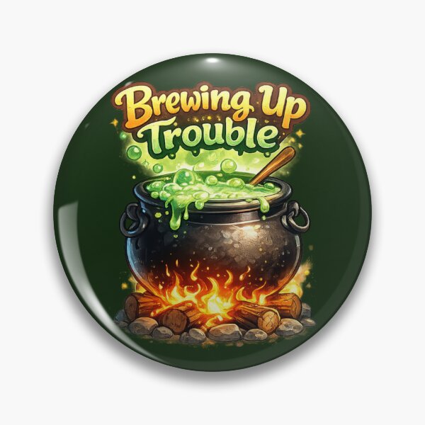 Item preview, Brewing Up Trouble designed and sold by Someone Thinks It's Funny.