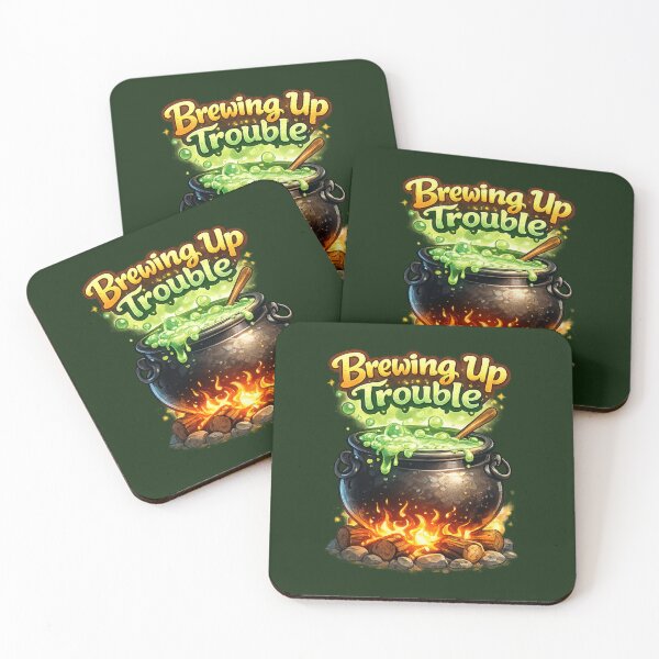 Item preview, Brewing Up Trouble designed and sold by Someone Thinks It's Funny.