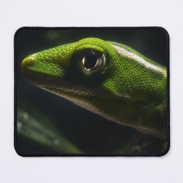 Item preview, Baby New Zealand Green Gecko | Cinematic Wildlife Art | Native NZ Reptile | Forest Nature Wall Art | Macro Gecko designed and sold by NocturnalNook.