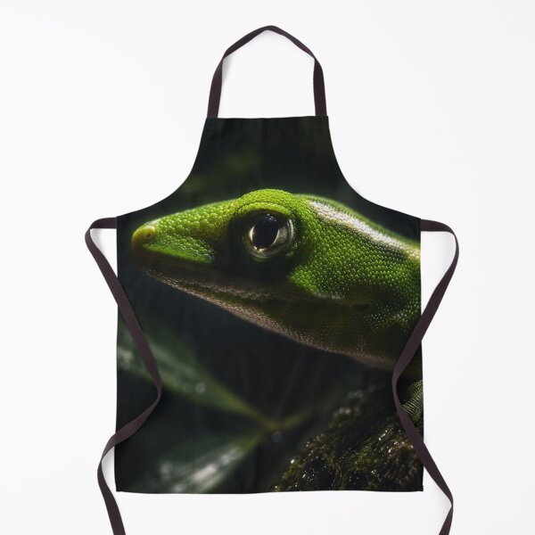 Item preview, Baby New Zealand Green Gecko | Cinematic Wildlife Art | Native NZ Reptile | Forest Nature Wall Art | Macro Gecko designed and sold by NocturnalNook.