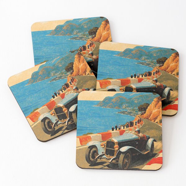 Item preview, Monaco Grand Prix 1929 Vintage Poster designed and sold by Retr0Tshirts.