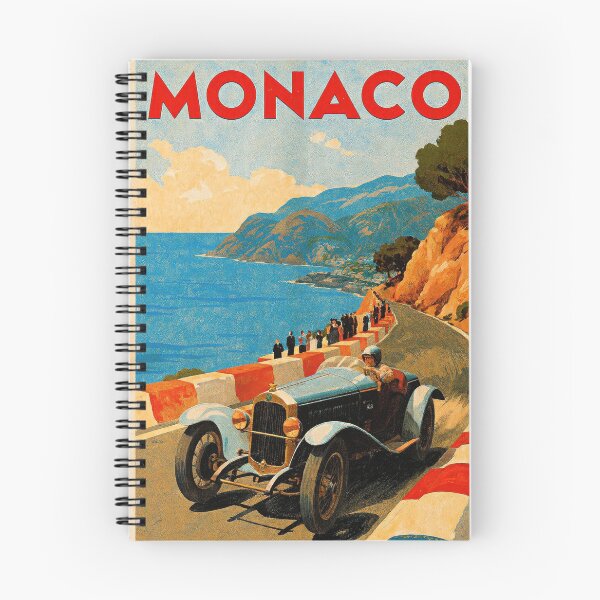 Item preview, Monaco Grand Prix 1929 Vintage Poster designed and sold by Retr0Tshirts.