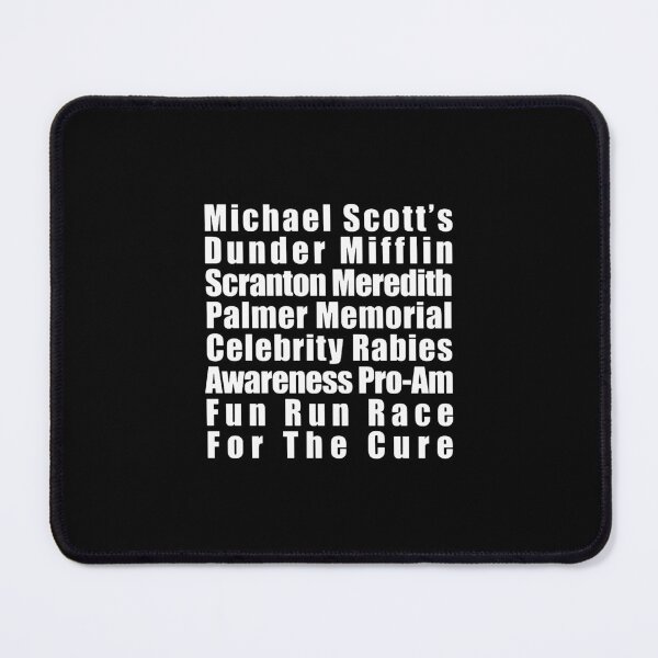 Item preview, Michael Scott's Rabies Fun Run designed and sold by teofilayoung.