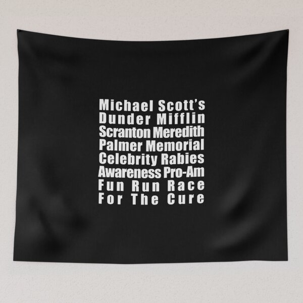 Item preview, Michael Scott's Rabies Fun Run designed and sold by teofilayoung.