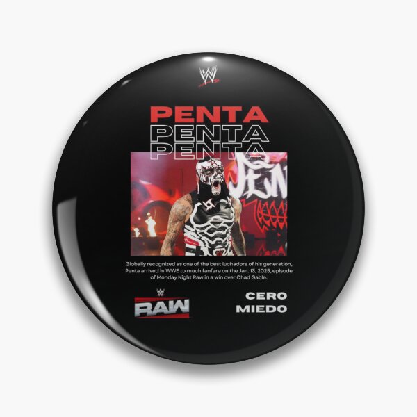 Item preview, Penta Cero Miedo WWE Debut Monday Night Raw Minimal Graphic designed and sold by Sedwalhissan.