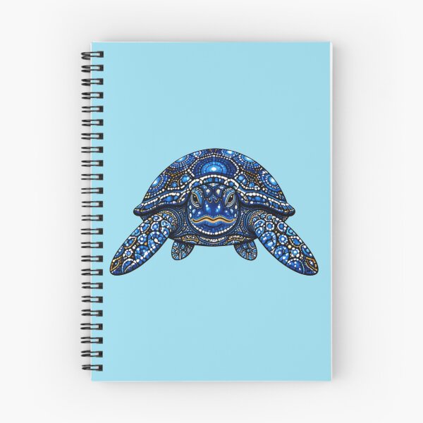 Item preview, Sea Turtle Front View | Ocean Midnight Artwork designed and sold by Zaru Art Studio.