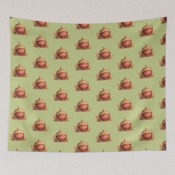 Item preview, Cute Kawaii Acorn Watercolor Autumn Sticker | Cozy Fall Forest Design designed and sold by KAM-KAM-STORE.