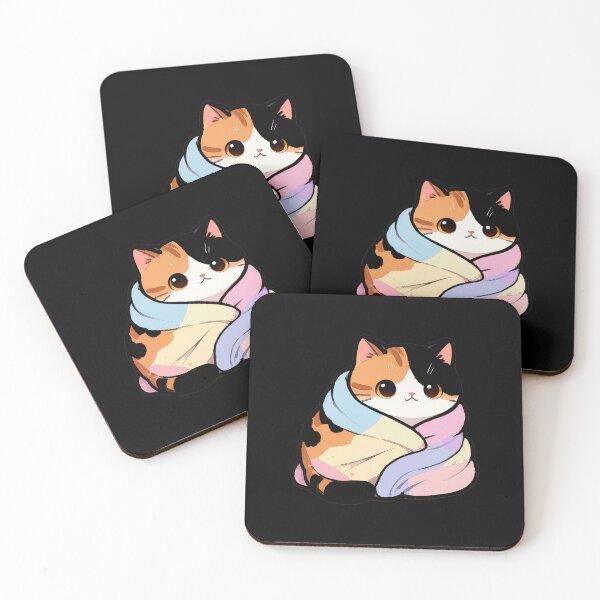 Item preview, Cozy Calico Kitty Wrapped in Soft Blanket T-Shirt designed and sold by Nuttajak.